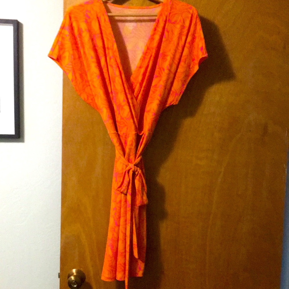 Beautiful orange & pink dress NWT!!!